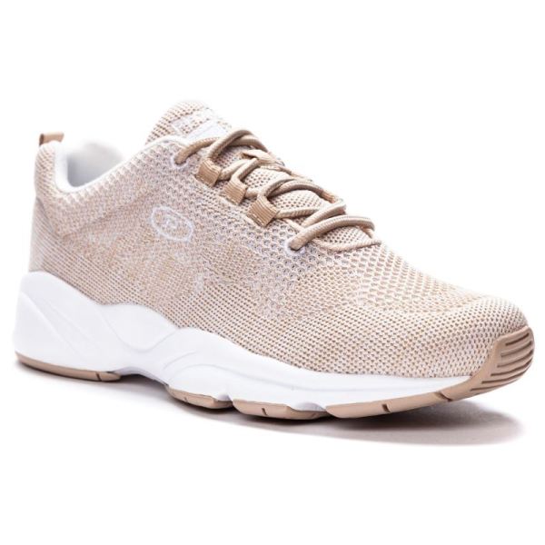 Propet-Women's Stability Fly-Sand/White