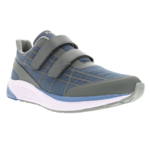 Propet-Women's Propet One Twin Strap-Grey/Blue