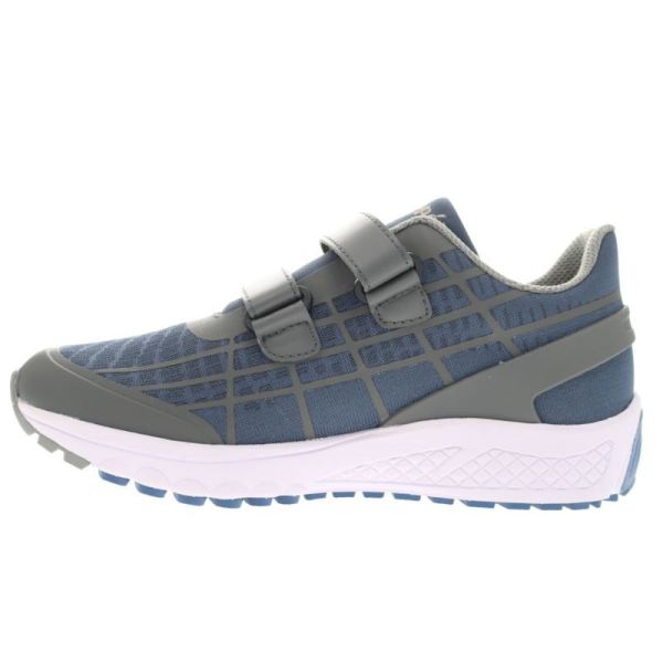 Propet-Women's Propet One Twin Strap-Grey/Blue