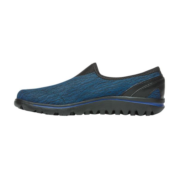 Propet-Women's TravelActive Slip-On-Black/Navy Heather