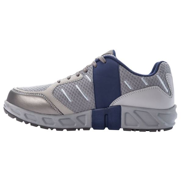 Propet-Men's Matthew-Grey/Navy