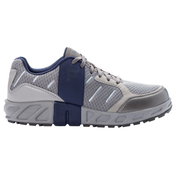 Propet-Men's Matthew-Grey/Navy