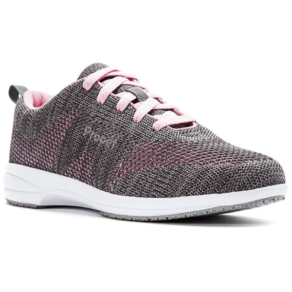 Propet-Women's Washable Walker Evolution-Grey/Pink