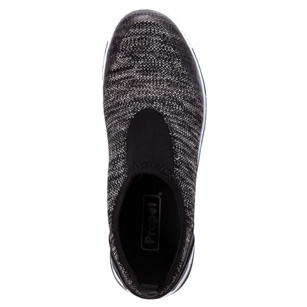 Propet-Women's TravelActive Slip-On-Black Heather