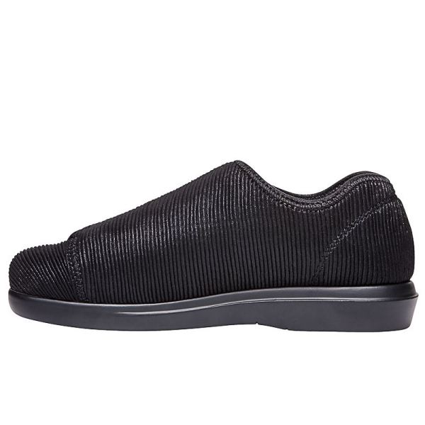 Propet-Women's Cush'n Foot-Black Corduroy