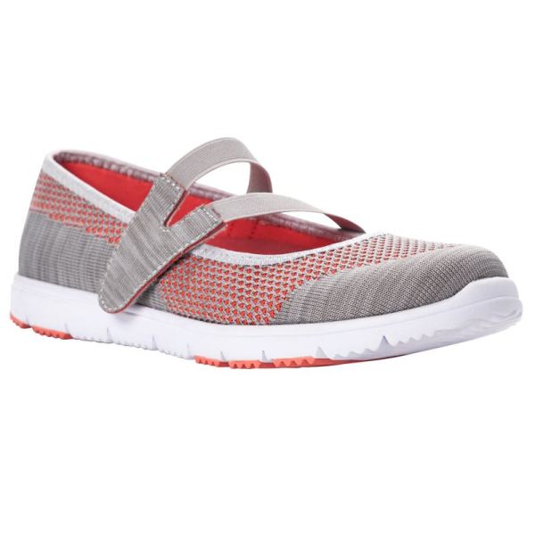 Propet-Women's TravelWalker EVO Mary Jane-Lt Grey