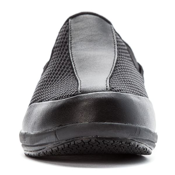 Propet-Women's Washable Walker Slide-Black Mesh