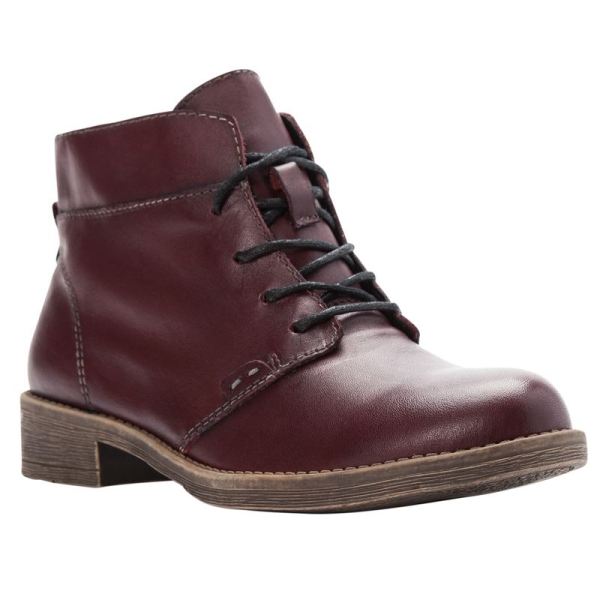 Propet-Women's Tatum Lace Bootie-Rich Burgundy