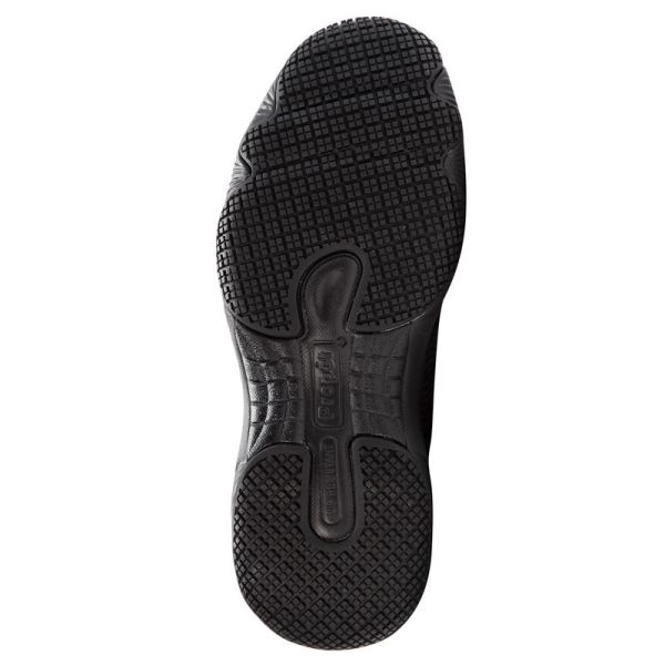 Propet-Women's Wash N Wear Slip-On Knit-Black/Dk Grey