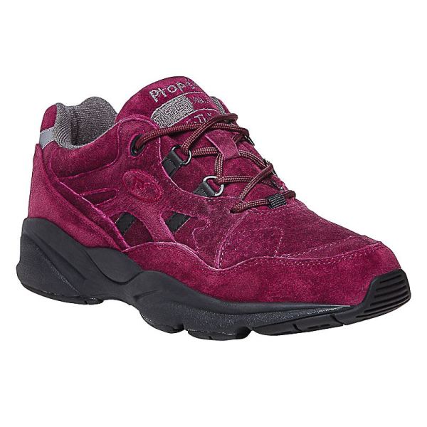 Propet-Women's Stability Walker-Berry Suede