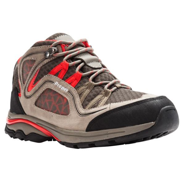 Propet-Women's Propet Peak-Gunsmoke/Red