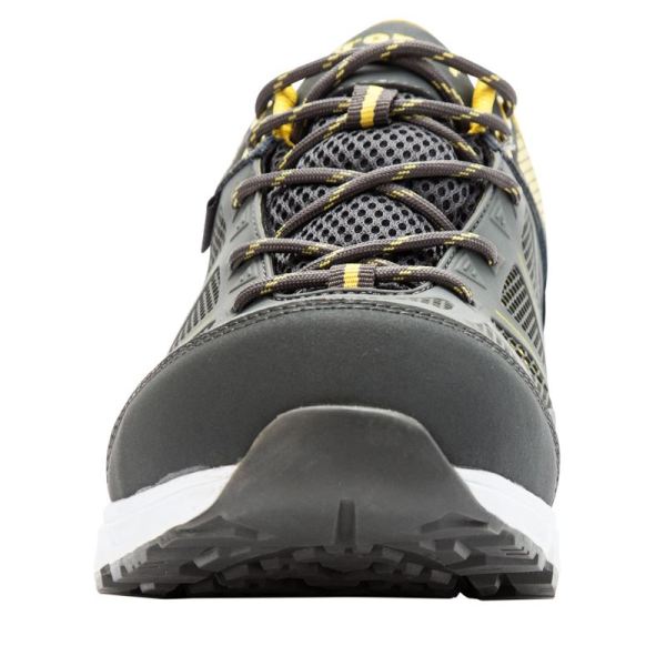 Propet-Men's Seeley-Grey/Yellow