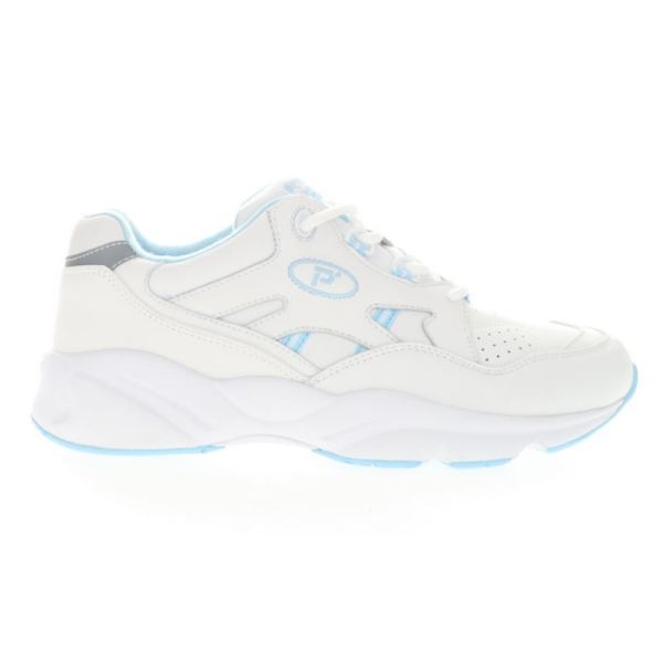 Propet-Women's Stability Walker-White/Lt Blue