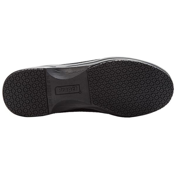 Propet-Women's Washable Walker Slide-Black Mesh