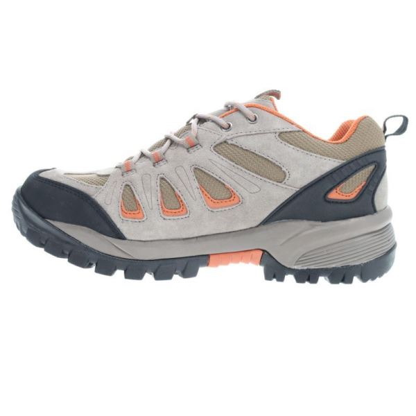 Propet-Men's Ridge Walker Low-Gunsmoke/Orange