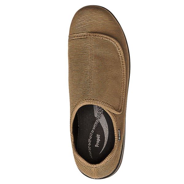 Propet-Men's Cush'N Foot-Sand Corduroy