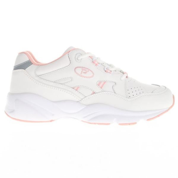 Propet-Women's Stability Walker-White/Pink