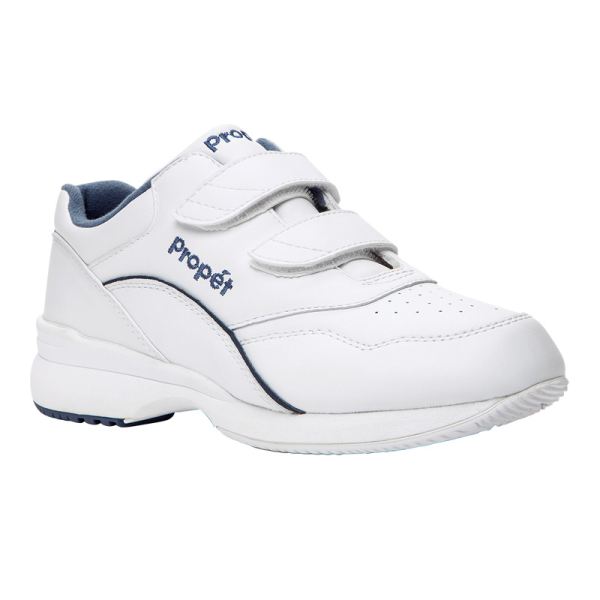 Propet-Women's Tour Walker Strap-White/Blue