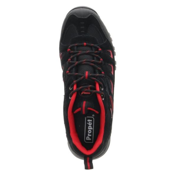 Propet-Men's Ridge Walker Low-Black/Red