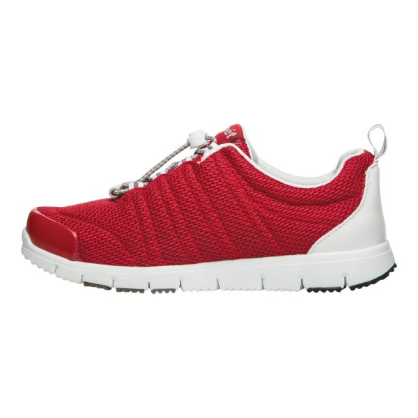 Propet-Women's TravelWalker II-Red/White Mesh