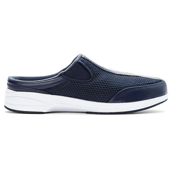 Propet-Women's Washable Walker Slide-Navy Mesh