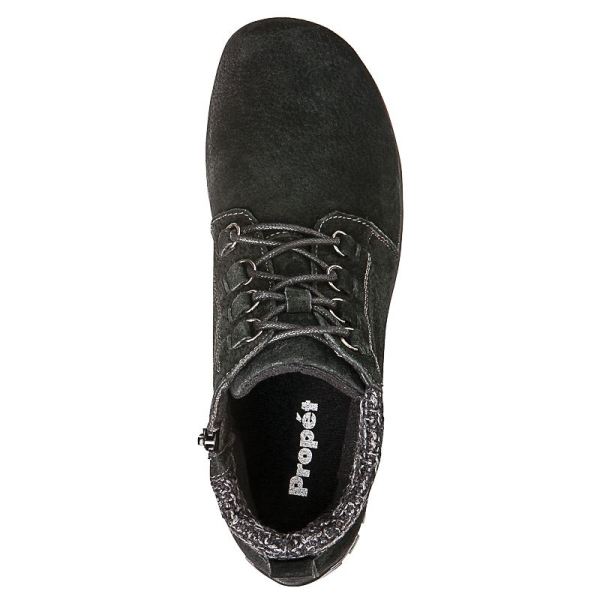 Propet-Women's Delaney-Black Suede