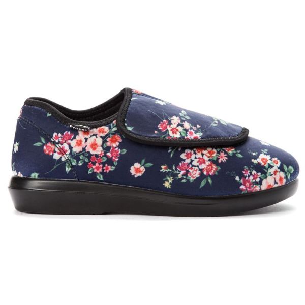 Propet-Women's Cush'n Foot-Navy Blossom