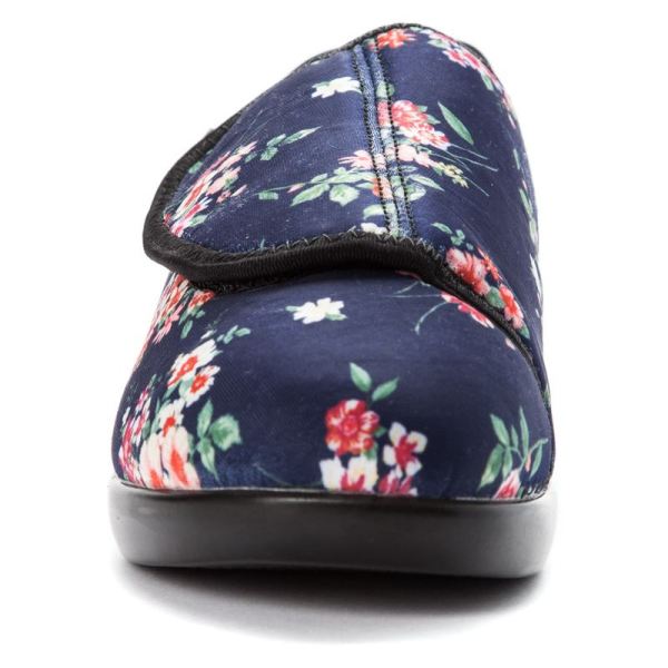 Propet-Women's Cush'n Foot-Navy Blossom