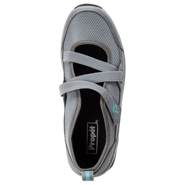 Propet-Women's Poppy-Grey/Mint