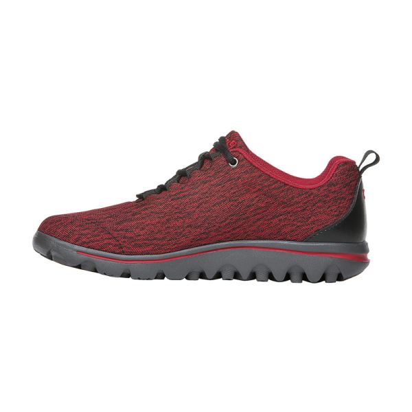 Propet-Women's TravelActiv-Black/Red Heather