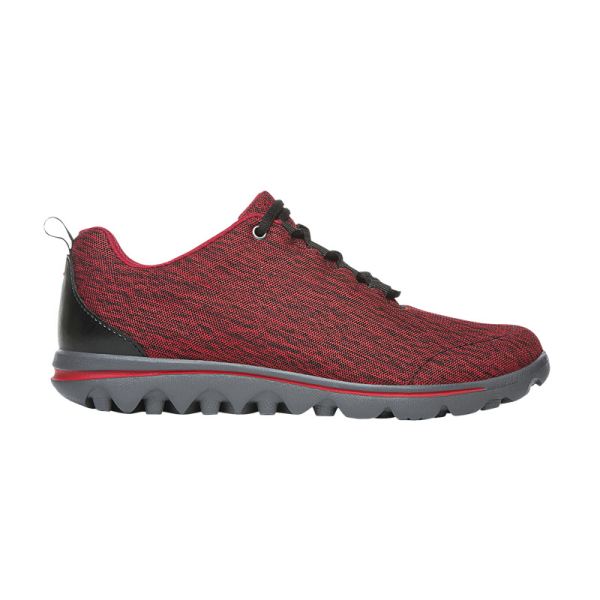 Propet-Women's TravelActiv-Black/Red Heather