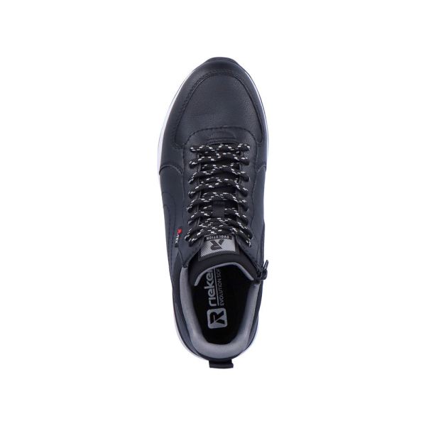 Rieker EVOLUTION Leather Men's boots| 07660-00 Ankle Boots - Black | Free Delivery