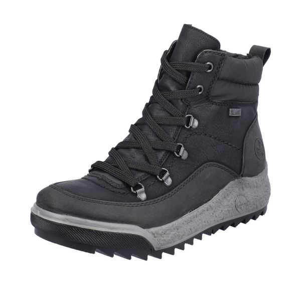 Rieker Synthetic Material Women's short boots| Y4712 Ankle Boots - Black | Free Delivery