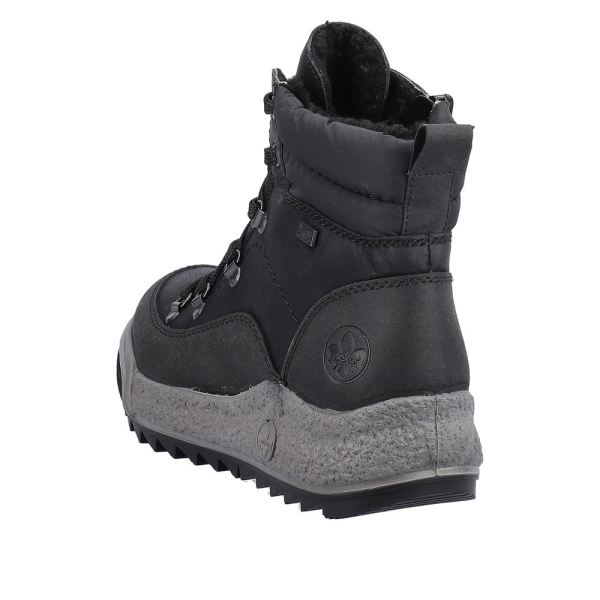 Rieker Synthetic Material Women's short boots| Y4712 Ankle Boots - Black | Free Delivery