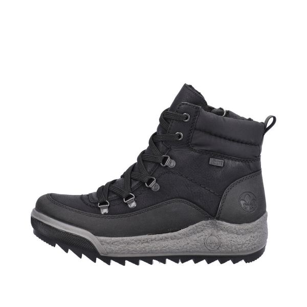 Rieker Synthetic Material Women's short boots| Y4712 Ankle Boots - Black | Free Delivery