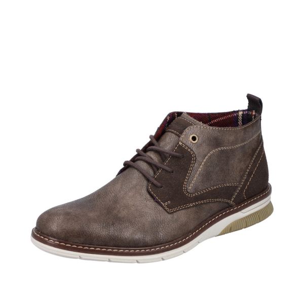 Rieker Synthetic Material Men's Boots| 14441 Ankle Boots - Brown | Free Delivery