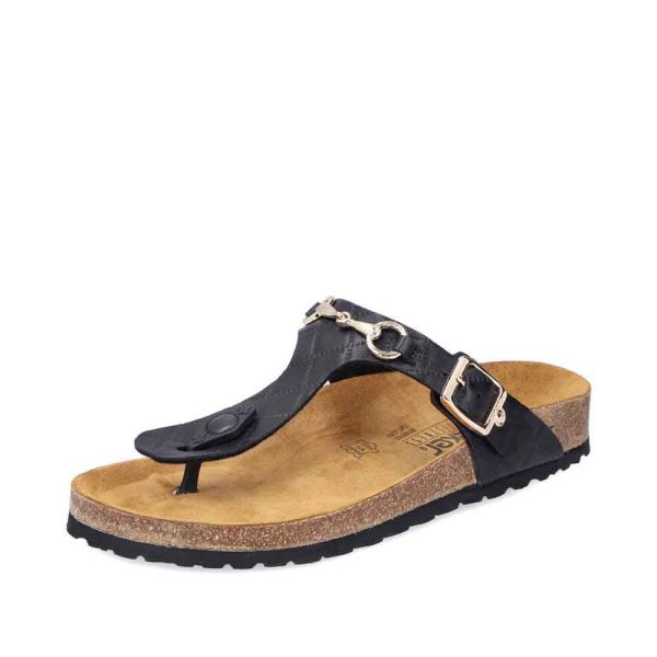 Rieker Women's sandals | Style V8390 Casual Flip Flop - Black | Free Delivery