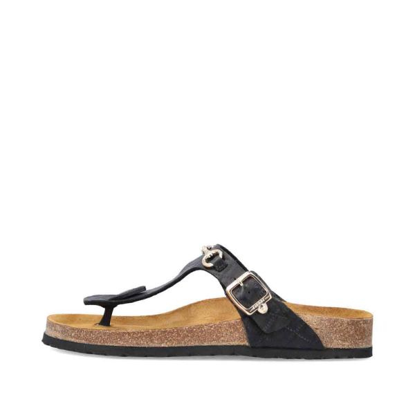 Rieker Women's sandals | Style V8390 Casual Flip Flop - Black | Free Delivery