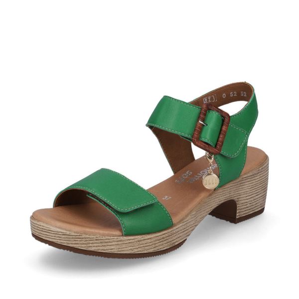Remonte Women's sandals | Style D0N52 Dress Sandal - Green | Free Delivery