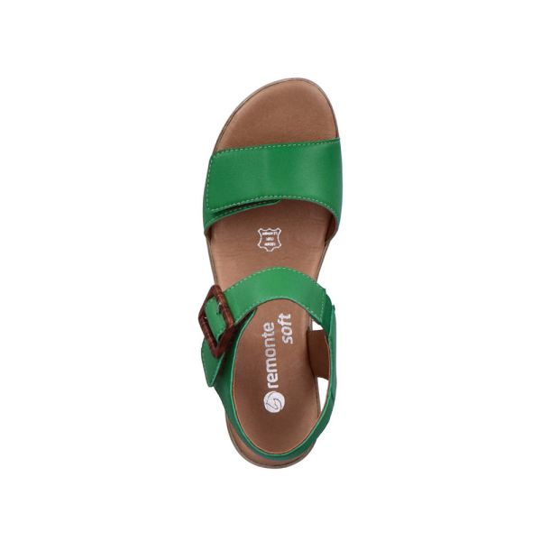 Remonte Women's sandals | Style D0N52 Dress Sandal - Green | Free Delivery