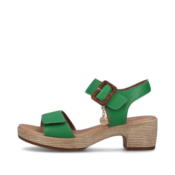 Remonte Women's sandals | Style D0N52 Dress Sandal - Green | Free Delivery