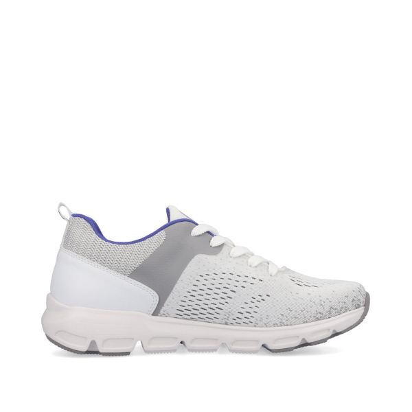 Rieker EVOLUTION Women's shoes | Style 40410 Athletic Lace-up - White Combination | Free Delivery