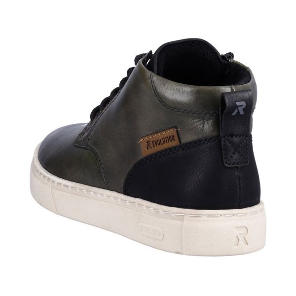 Rieker EVOLUTION Leather Men's Boots| U0762 Ankle Boots - Green | Free Delivery