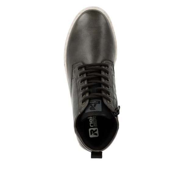 Rieker EVOLUTION Leather Men's Boots| U0762 Ankle Boots - Green | Free Delivery