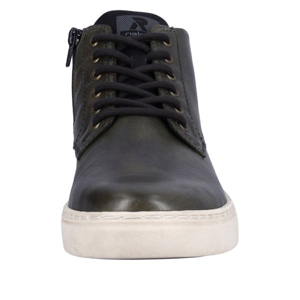 Rieker EVOLUTION Leather Men's Boots| U0762 Ankle Boots - Green | Free Delivery