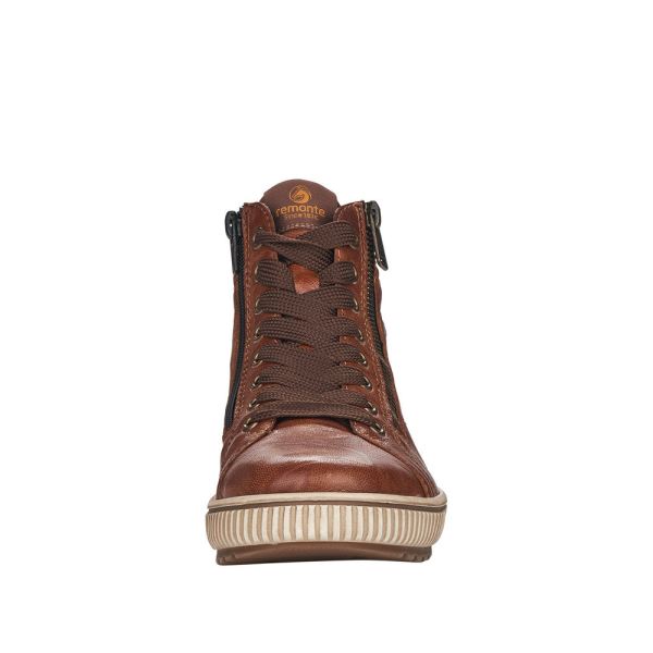 Remonte Synthetic Material Women's mid height boots| D0772-14 Mid-height Boots - Brown | Free Delivery