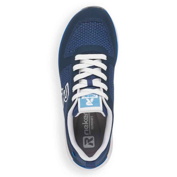 Rieker EVOLUTION Women's shoes | Style 40402 Athletic Lace-up - Blue | Free Delivery