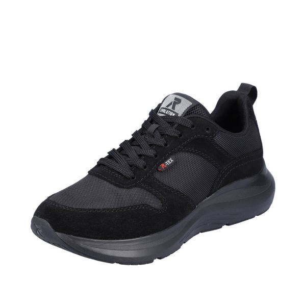 Rieker EVOLUTION Suede leather Women's shoes| 42106 - Black | Free Delivery
