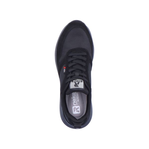 Rieker EVOLUTION Suede leather Women's shoes| 42106 - Black | Free Delivery