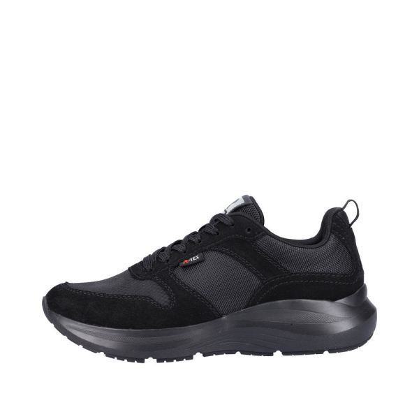 Rieker EVOLUTION Suede leather Women's shoes| 42106 - Black | Free Delivery